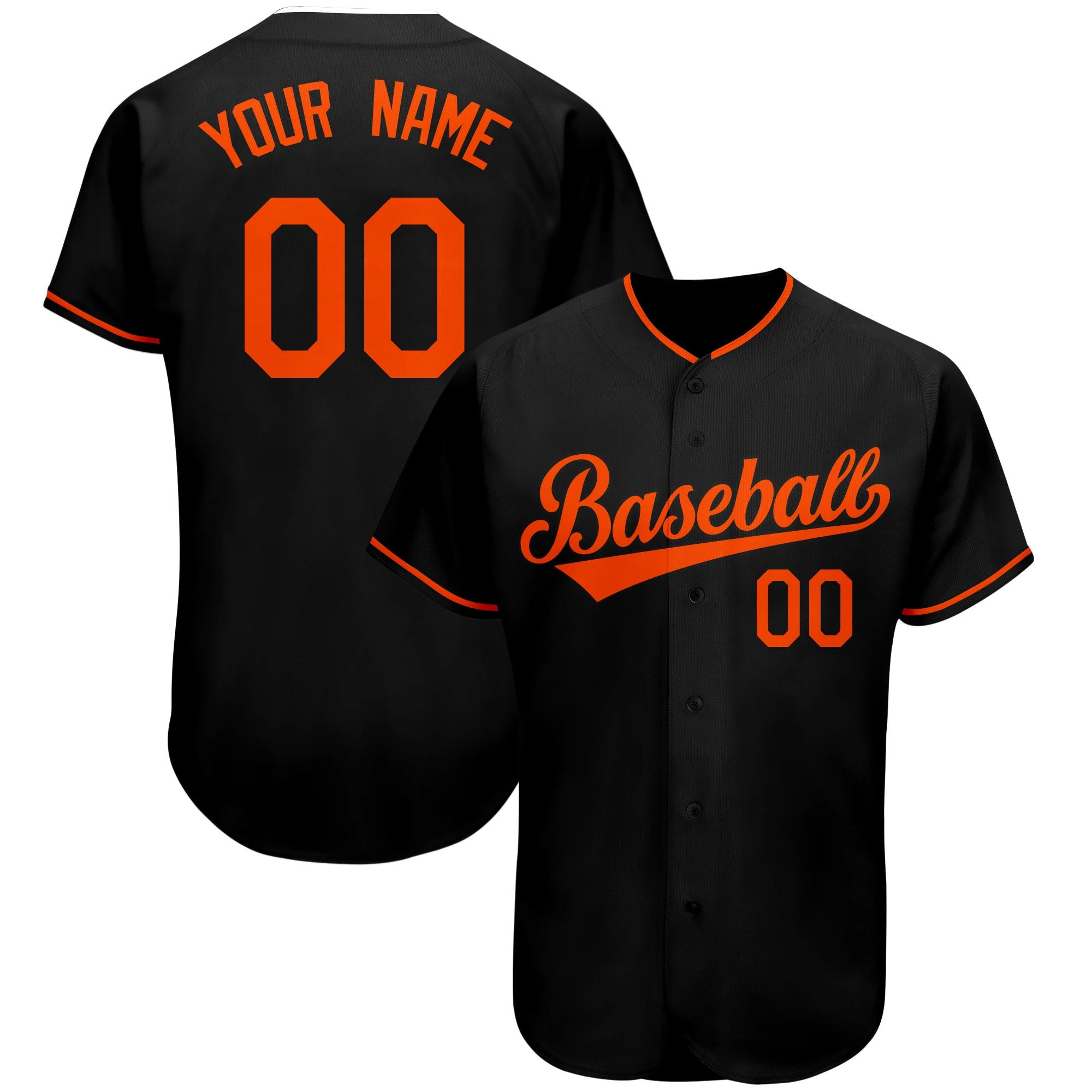 Custom Baseball Jersey for Men/Women/Youth Full Sublimated Team Name，Number，V-Neck Sport Shirts for Playing Party/Game Big size