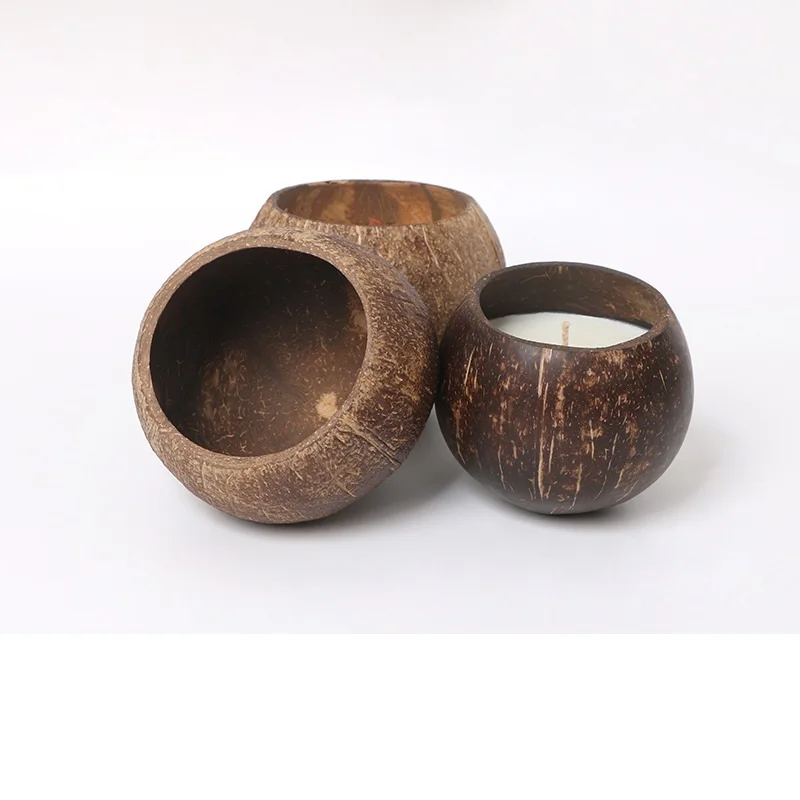 

Creative Coconut Shell Candle Holder (No Candle) Coconut Candlestick Romantic Decor Household Ornaments