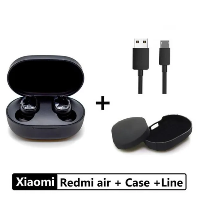 Коричневый Оригинальные Xiaomi AirDots Bluetooth наушники Молодежная версия стерео мини беспроводная Bluetooth 5,0 гарнитура с микрофоном зарядная коробка - Цвет: Коричневый
