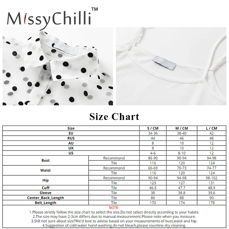 Женское платье рубашка в белый горошек MissyChilli офисное облегающее из органзы с