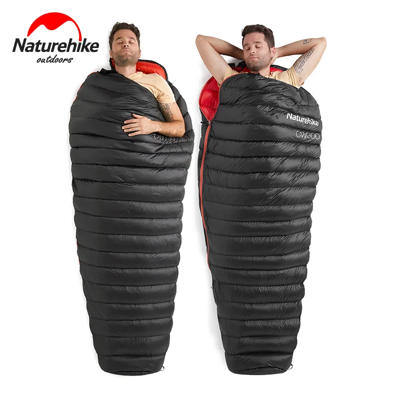 Спальный мешок Naturehike ПУХОВЫЙ зимний портативный гусиный пух одиночный для