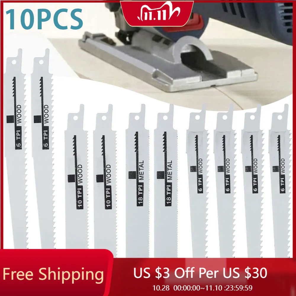 

Лезвия для сабельной пилы, 6 дюймов, 8 дюймов, 10 шт.