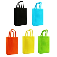 non woven tote bags for shopping groceries durable blank reusable grocery shopping bag party favor gift bags with handles