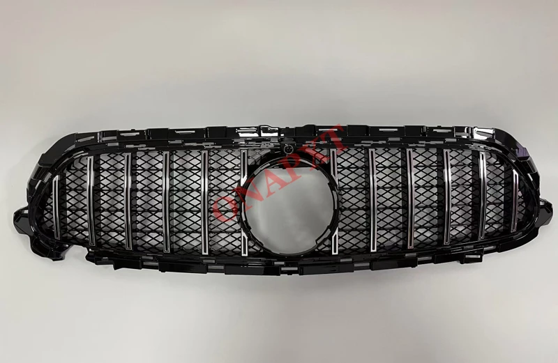 

Car Plastic Front Bumper Grill Middle Grill Center For GT Vertical Bar 2020-2021 For Mercedes-Benz E-class W213 to AMG E63