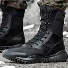 Летние боевые ботинки для мужчин и женщин, альпинистские тренировочные легкие искусственные наружные походные дышащие сетчатые армейские ботинки