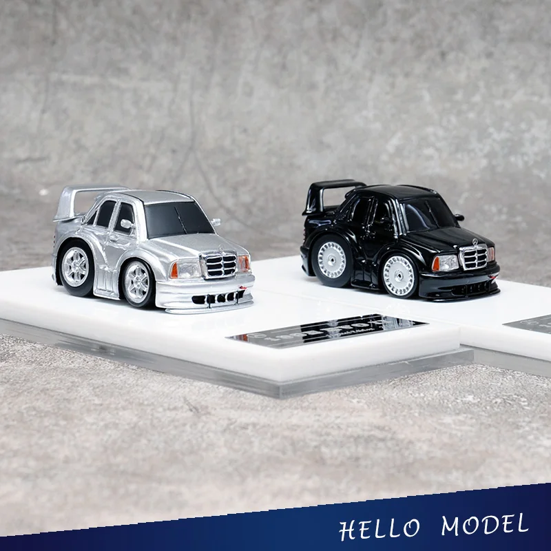 

LITTLE EGG 1:64 Benz 190E Q Car EVO II Egg Cart Q Version Limited Collector Edition Metal Diecast Model Toy Gift