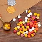 Уплотнительная коробка для бусин, восьмиугольный гранулированный воск в стиле ретро, воск для ручной работы для свадебного декора, праздничные приглашения, рождественские подарки