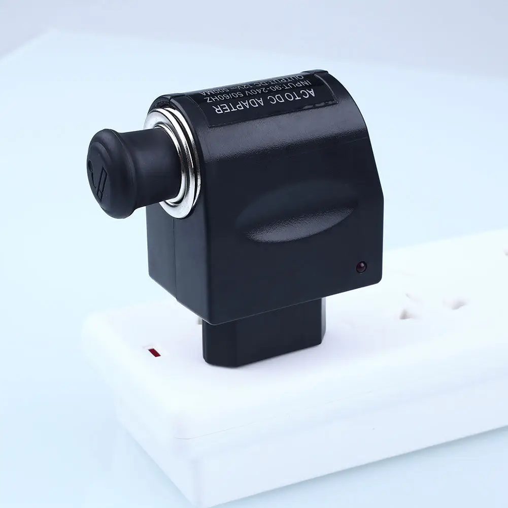 Внутренний AC/DC автомобильный преобразователь гнездо адаптер 220 V12V черный |