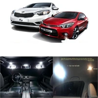 led interior car lights for kia k3k3 coupe room dome map reading foot door lamp error free 9pc