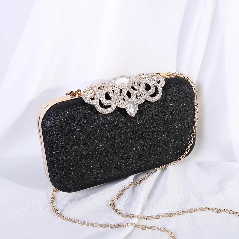 

Meloke new fashion Sequined Scrub Clutch Women's Evening Bags Bling Day Clutches Gold Wedding Purse Female Handbag 2021