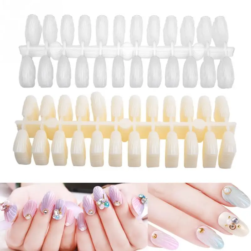 Искусственные искусственные Типсы для ногтей 240 шт. Гель лак цветная карта