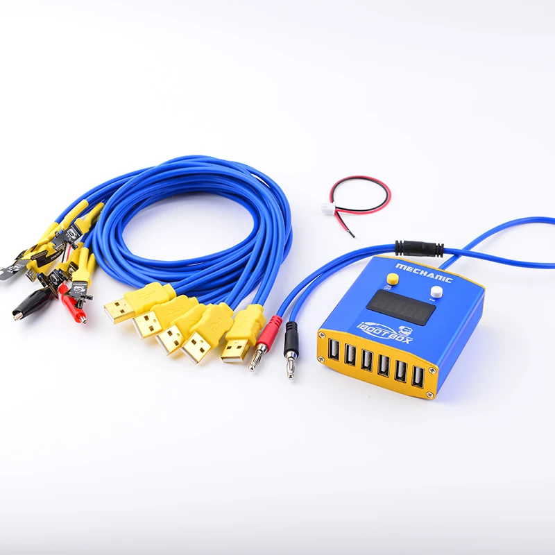 Механик 6 USB Питание Батарея Тестовый Кабель открытый загрузочный кабель для iPhone 6 6SP 7 7P 8 8P X XS MAX Android samsung huawei Xiaomi