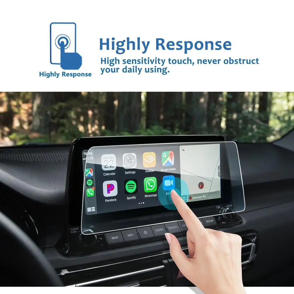 lfotpp for seltosceltos 2021 10 25 inch car navigation touch center display screen protector auto interior protective sticker free global shipping