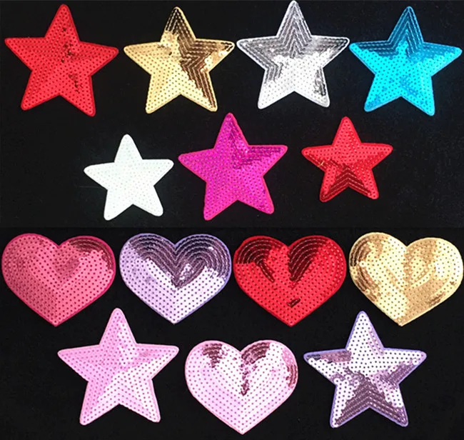 Модная танцевальная одежда с блестками звездочками любящее сердце аппликации