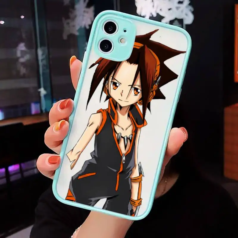 

shaman king anime manga luxury Phone Cases coque matte transparent For iphone 7 8 11 12 plus mini x xs xr pro max cover