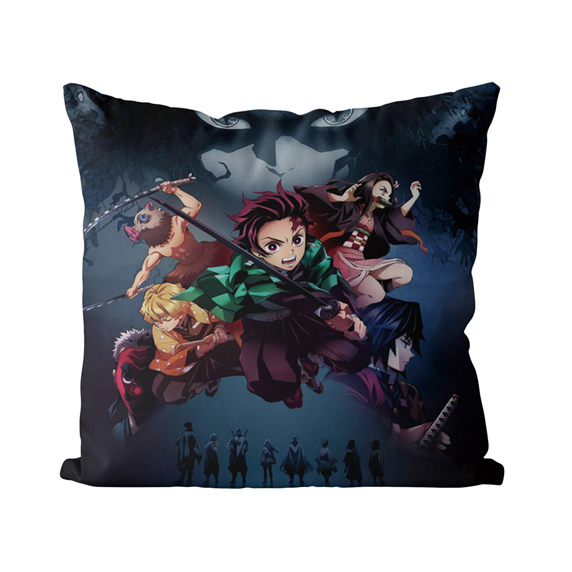 Наволочка из японского аниме с изображением рассекающего демонов киметасу No Yaiba