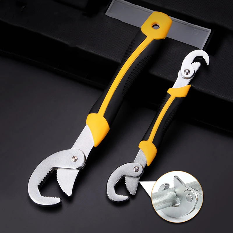 

Набор гаечных ключей Uniserval, Универсальные Плоскогубцы для труб, немецкий гаечный ключ с храповым механизмом, 2 шт., регулируемый портативный ...