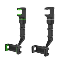 Universal 360 Rotation Car Phone Holder Car Rearview Mirror Suspension Mount Phone Holder Multifunctional GPS Holder