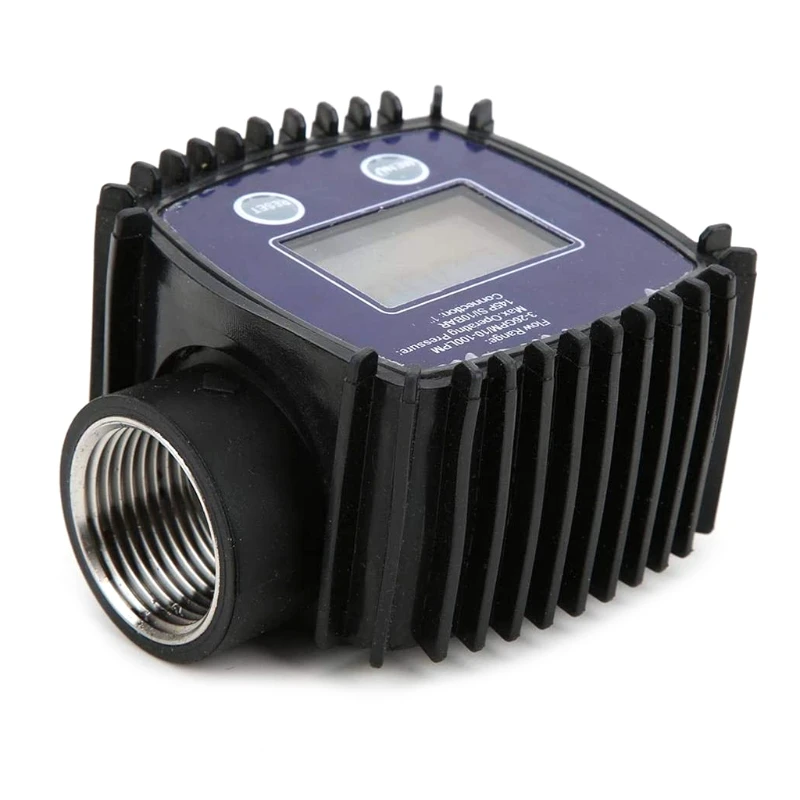 

B9HF Flowmeter Digital Display Liquid Flow Sensor Fuel Oil Flowmeter, w/ Simple Structure & Convenient Operation