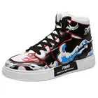 Аниме обувь ZOXOCO Monkey D. Luffy Cosplay Мужские Женские повседневные туфли зимние удобные с высоким берцем