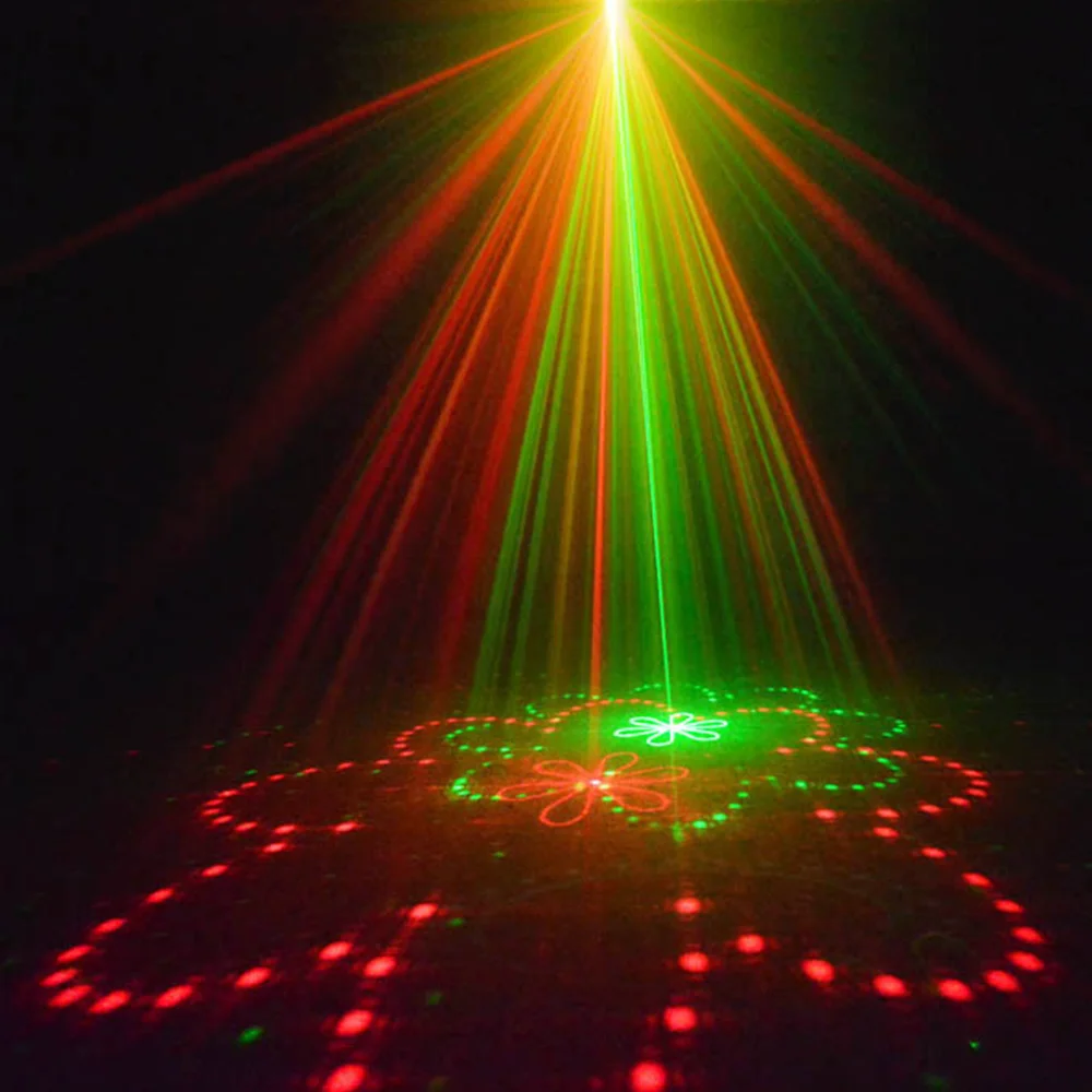 RGB лазерный проектор 24 больших шаблона уличный светильник для сада