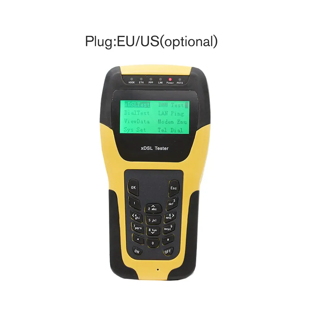Многофункциональный цифровой ADSL2 + прибор для тестирования ADSL установка