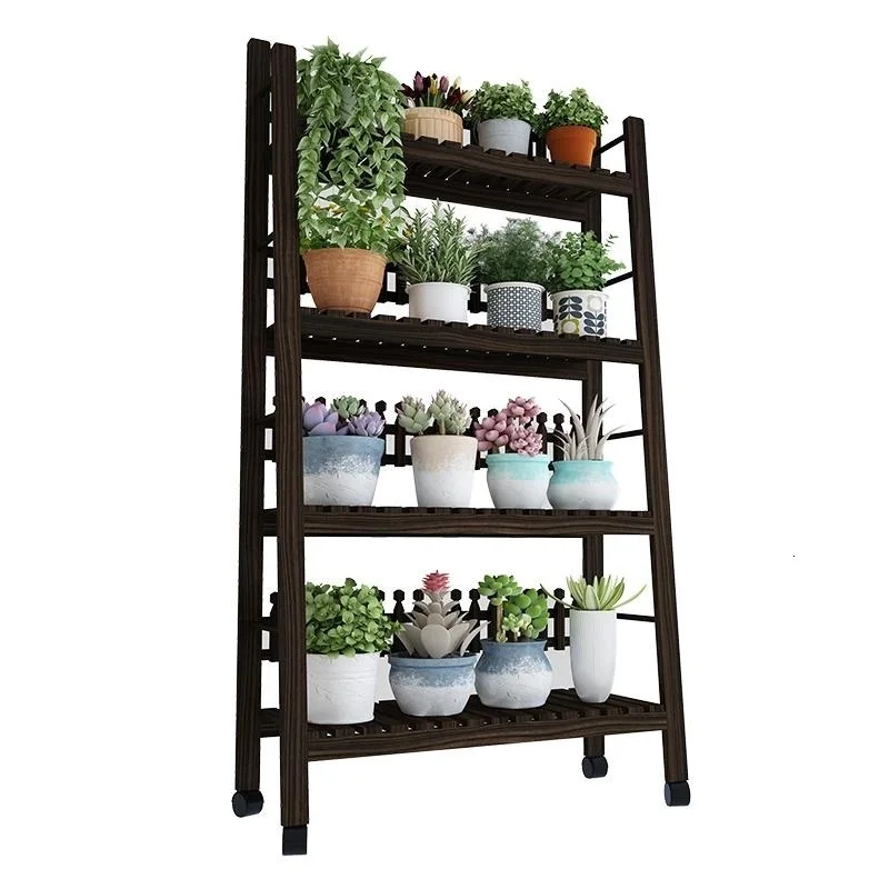 

Porta Piante Estanteria Plantenrekken Estante Para Plantas Wooden Shelves For Balcony Rack Outdoor Flower Stand Plant Shelf