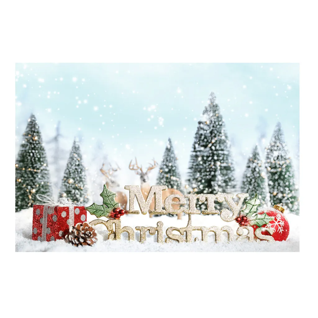 Современные Рождественские фоны Виниловые стены 5x3FT цифровой фон фотостудия natal