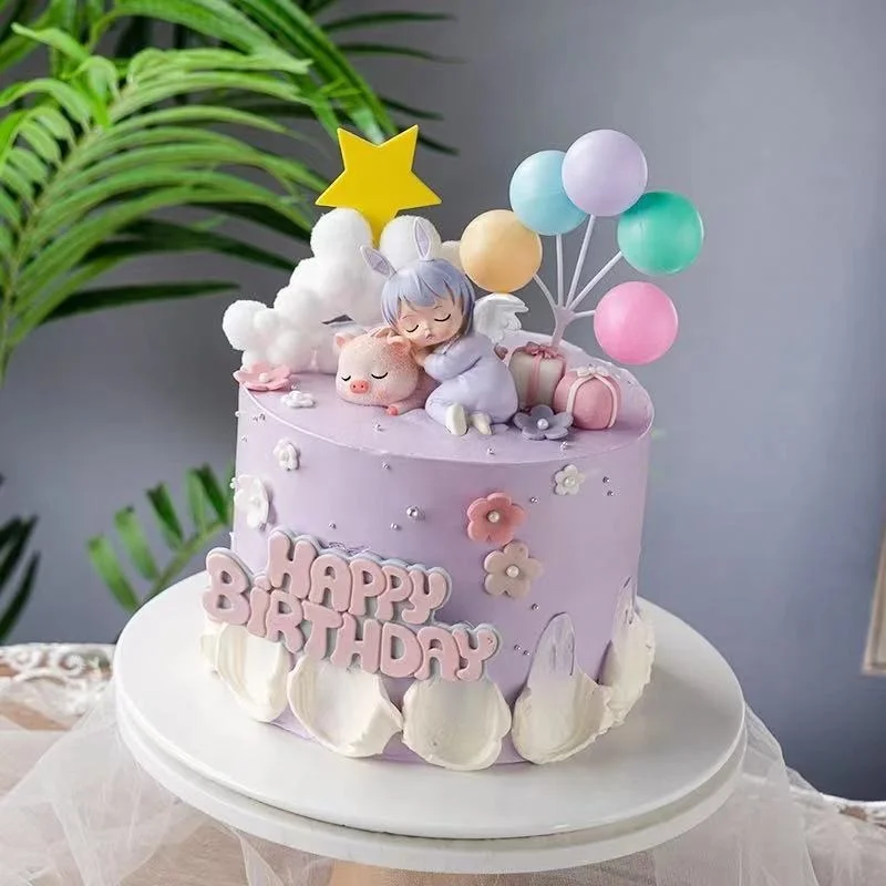 Лидер продаж 2021 круглые искусственные украшения для торта | Дом и сад