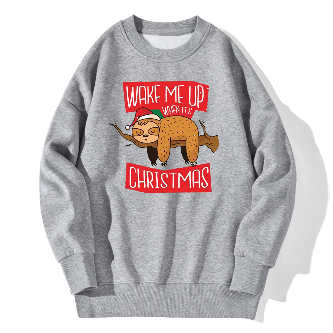 

Wake Me Up Christmas Mens Sweatshirt Polyester Hip Hop Hoody Fashion Tops Leisure Clothing Winter 2020 New Moletom Masculino