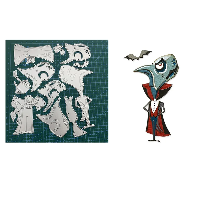 

Halloween monster Metal Cutting Dies For Cut Paper Craft Making Window Decoration Greeting Card Scrapbooking No Stamps 2022 New