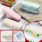 1 шт., двухслойный Органайзер-таблетка с 7 отделениями