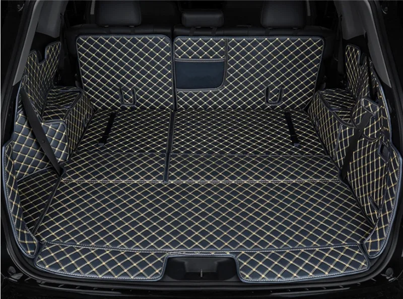 

Good quality! Special car trunk mats for Toyota Highlander 7 seats 2020-2014 durable cargo liner mats boot carpets,Free shipping