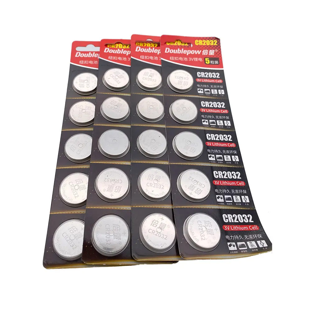 Оригинальные литиевые батареи CR2032 для часов игрушек пультов дистанционного