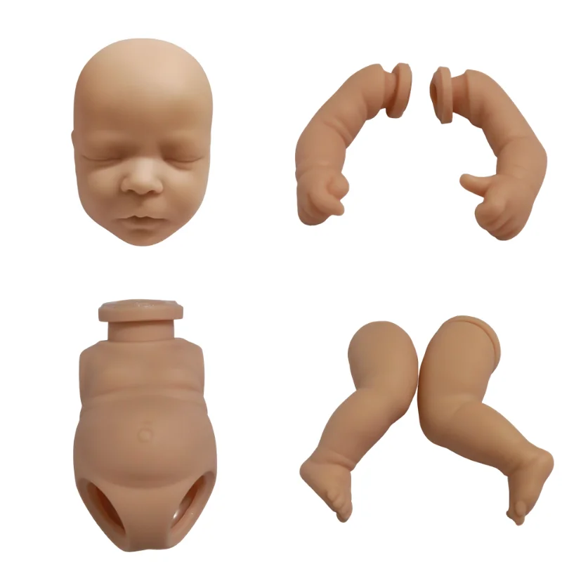 

30cm Mini Bebe Reborn Kit Darren Doll 12 Inches Full Vinyl Body Gentle Touch Unpainted Unassembled Blank Molds For Girls or Boy