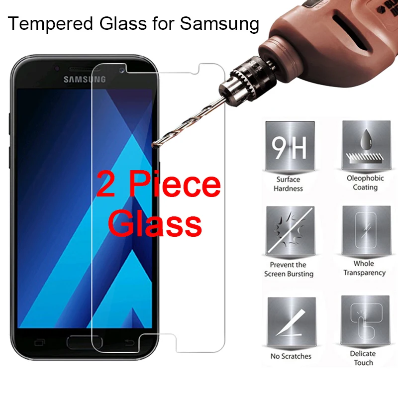 Закаленное стекло 9H HD для Samsung J7 J5 J2 Grand Prime Pro Защита экрана Galaxy Plus Nxt Max Duo
