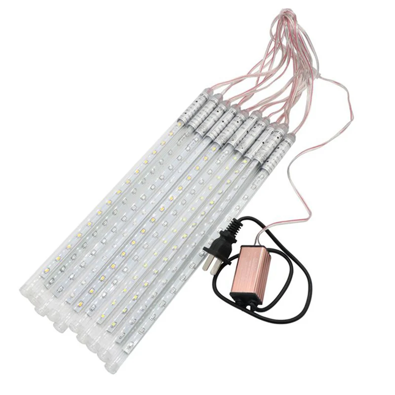 

Christmas LED Meteor Shower Garland Decoration Lights for Holiday Strip Light Outdoor Waterproof Fairy Lights for Home Eave Tree