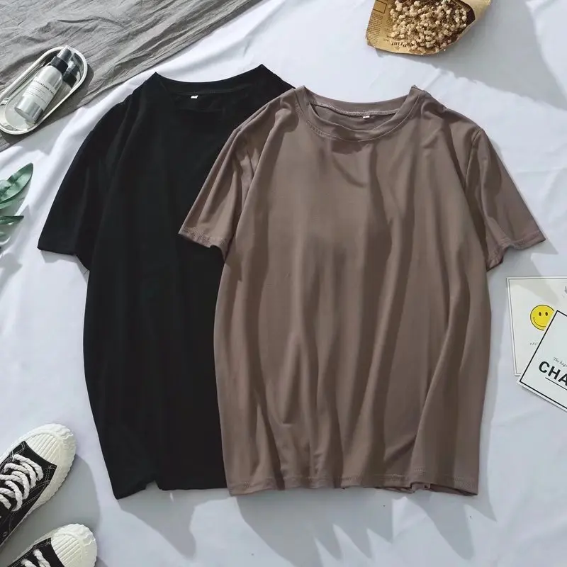 2019 дышащие рубашки с коротким рукавом футболки мужские яркие цвета летние тонкие