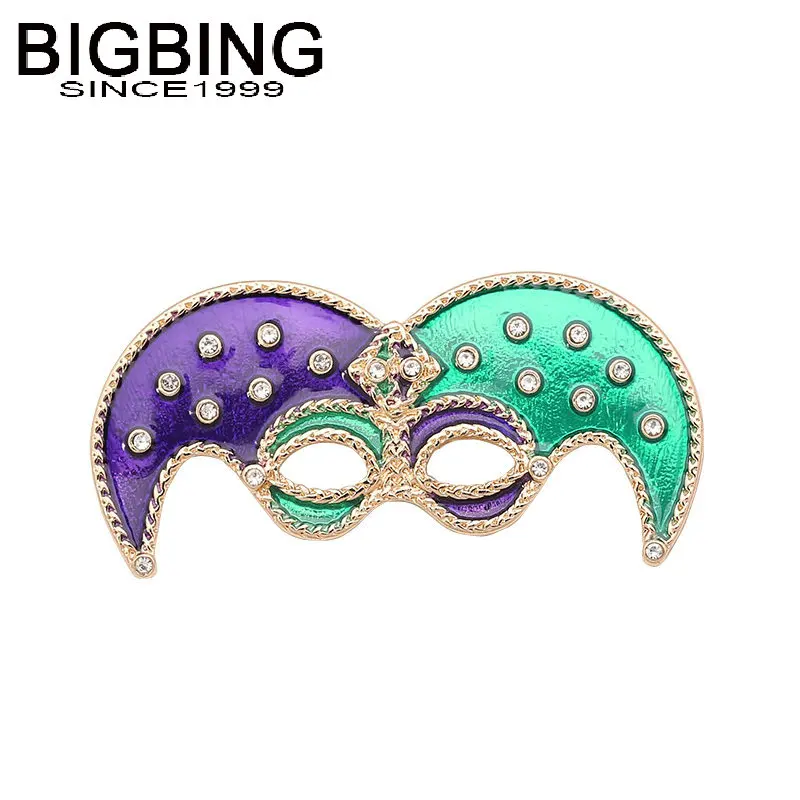 Модные ювелирные украшения Q076 BIGBING модная зеленая фиолетовая блестящая женская