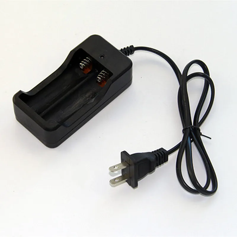 Black-US DOTENT ZJ3009 18650 Батарея Зарядное устройство 4,2 V DC 1000mA зарядное устройство для никель-кадмиевых или никель-металл-литиевая батарея AAA Зарядное устройство 100-240 В переменного тока, 50/60 Гц, стандарта ЕС, США, Тип штекера - Цвет: Black-US