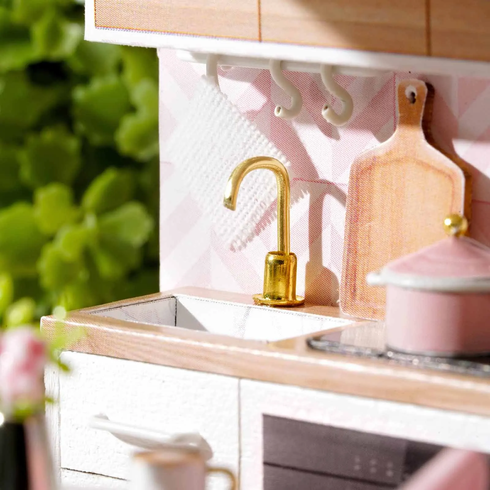 

DIY Miniature Doll House Crafts with Wooden Furniture Kits Toy Gift for Girl Kid