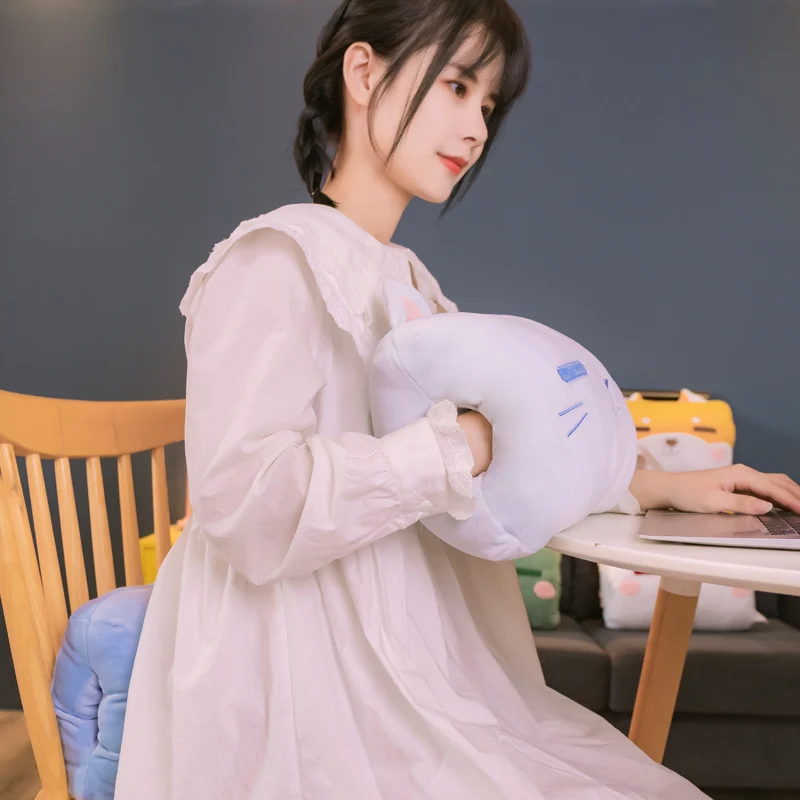 Новинка милая детская подушка милые Мультяшные мягкие животные зимние грелки