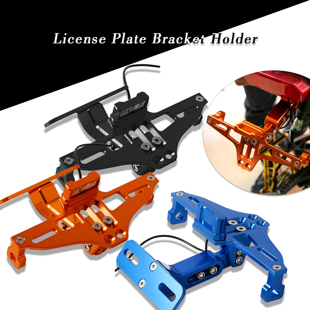 

Motorcycle License Plate Bracket Holder For Yamaha TMAX 500 530 560 SX XP 500 530 MT125 YZFR125 WR125X/R XMAX 125 200 250 400
