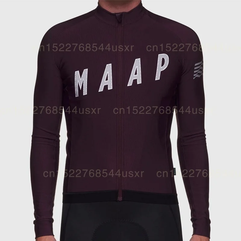 Осень Maap длинный рукав Велоспорт Джерси 2019 UCI Команда Гонки толстовка мужская