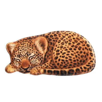 Новый 3D лев тигр неправильной формы ковер короткие волосы Pet коврик мультяшный