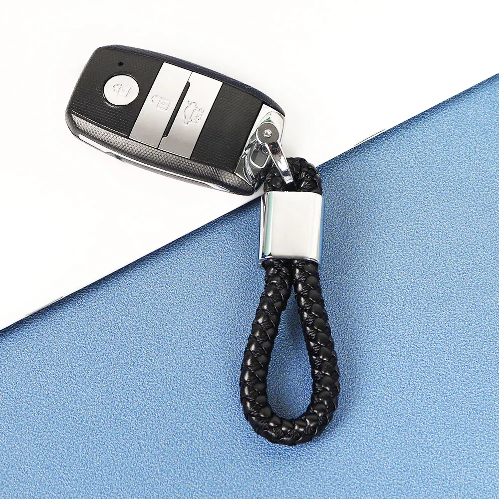 Металлический Кожаный Автомобильный Брелок аксессуары для Ford Focus MK2 MK3 2 3 Fiesta MK7