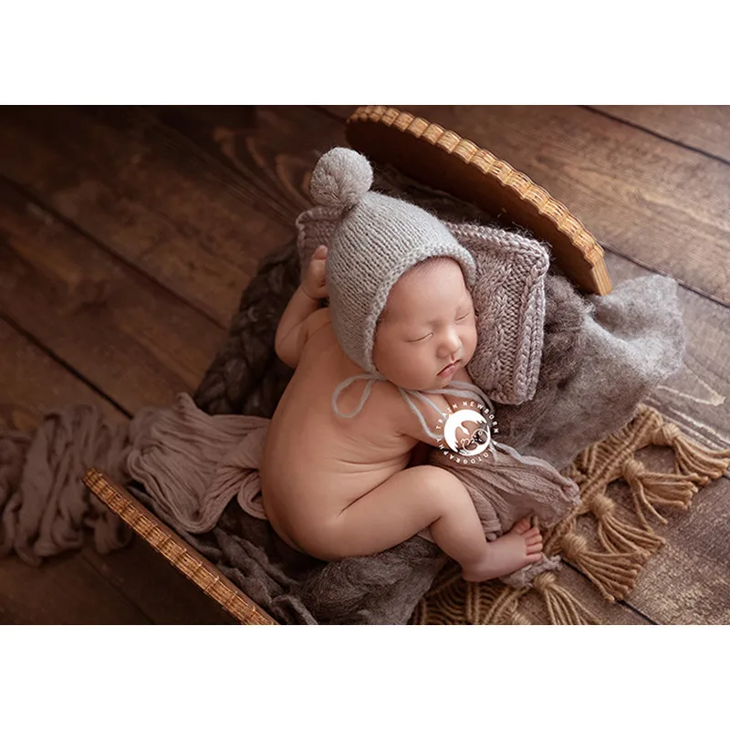 Реквизит для фотосъемки новорожденных милая кровать печенья чайный столик набор