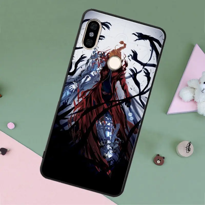 Цельнометаллический чехол с алхимиком Эдвардом Элриком для Redmi Note 11 10 9 Pro 10S 9S 8T 7 8