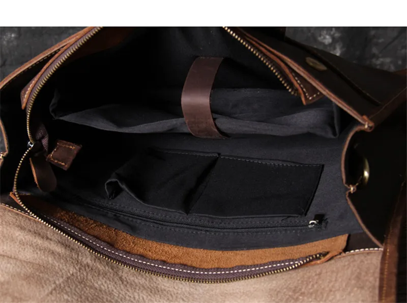 PNDME designer handmade genuine leather men's briefcase simple retro luxury crazy horse cowhide business computer bag handbags