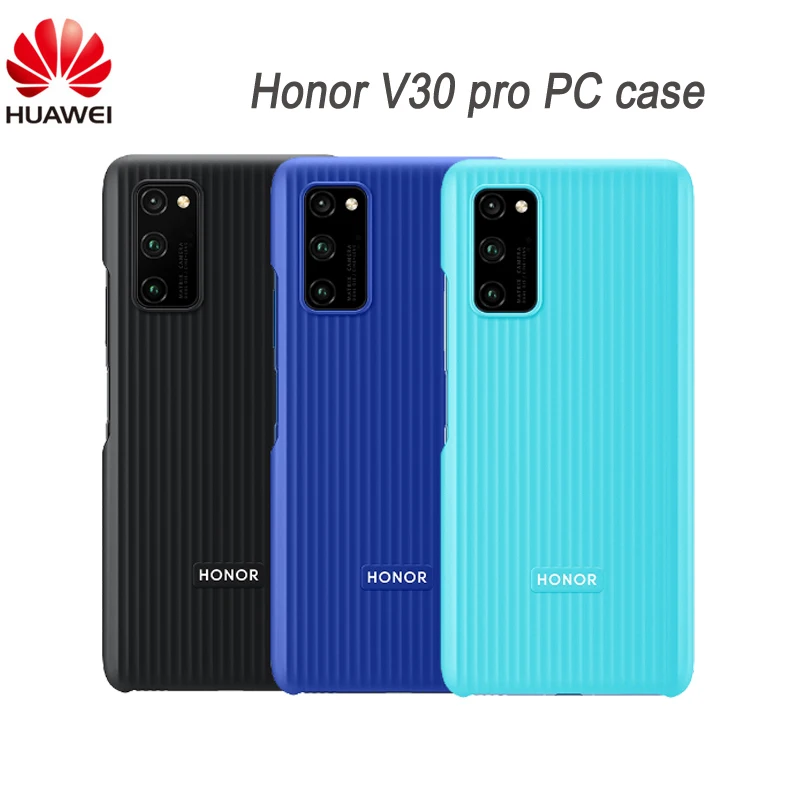 Оригинальный чехол HUAWEI honor V30 pro пластиковая жесткая задняя крышка из ПК защитный